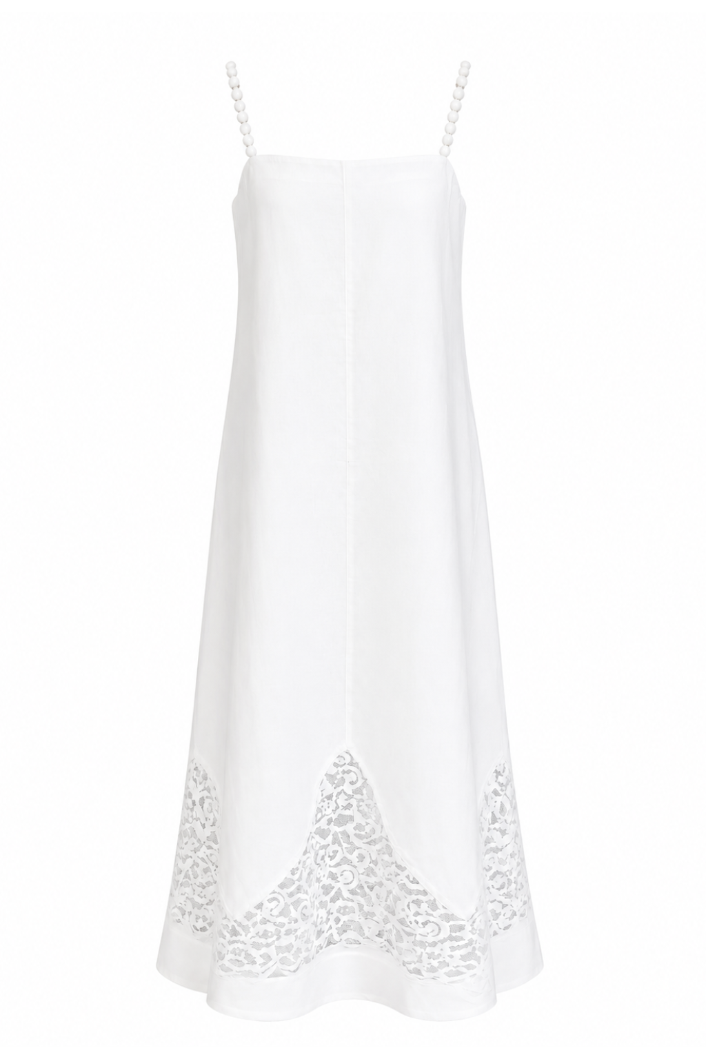 blythe midi dress Pearl White Clothing size:L a Sunday service color:prints Bridal Party Light Blue