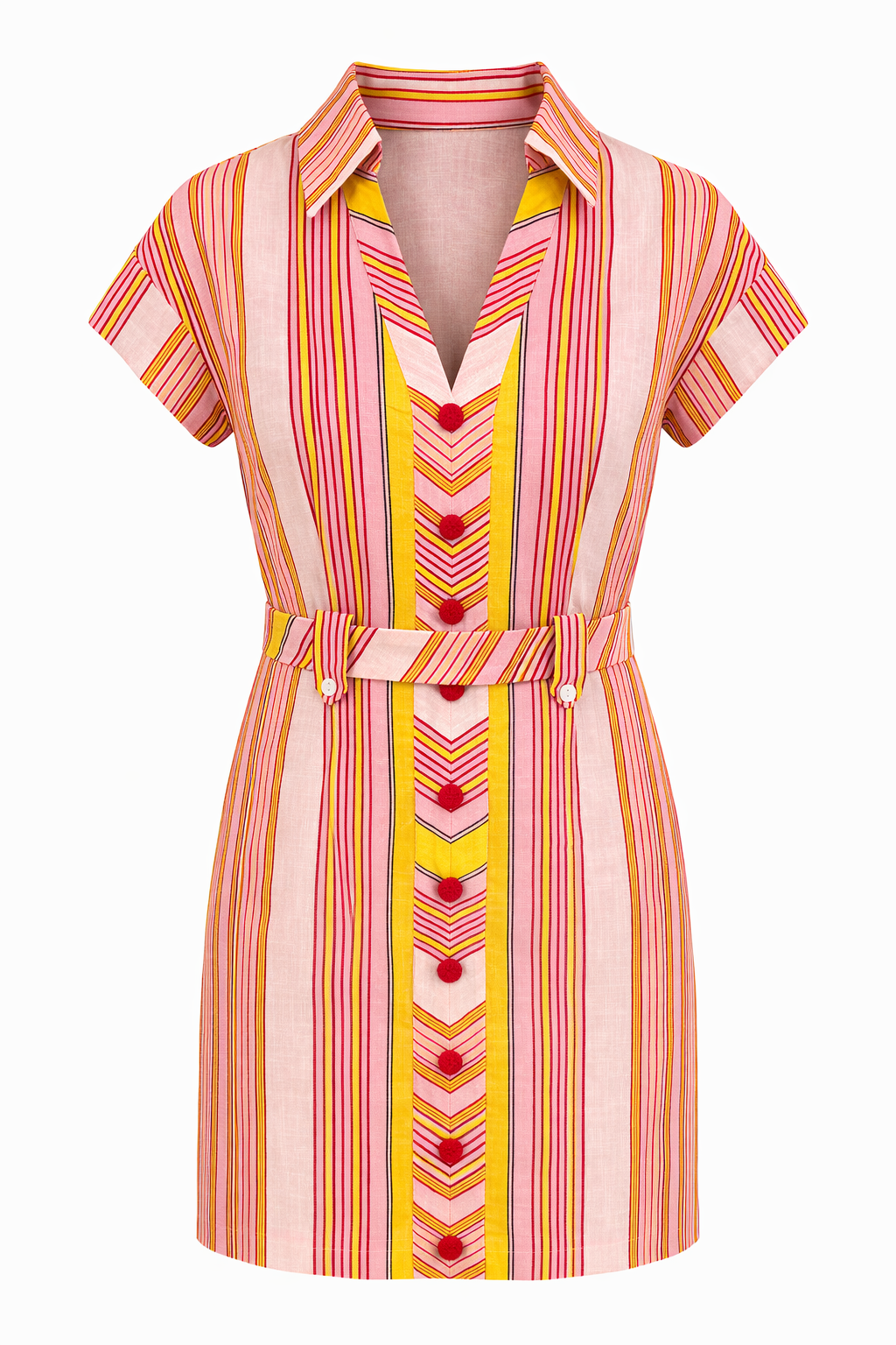 Chris Candy Stripe Mini Dress