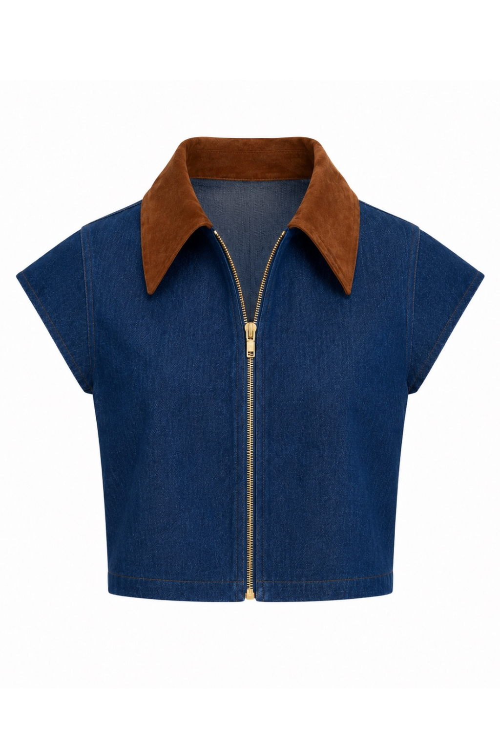 Dade Denim Mix Top