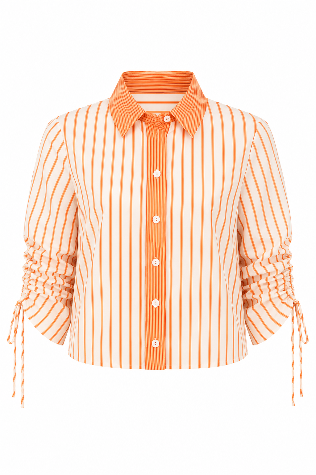 Jayelle Bright Orange Stripe Top