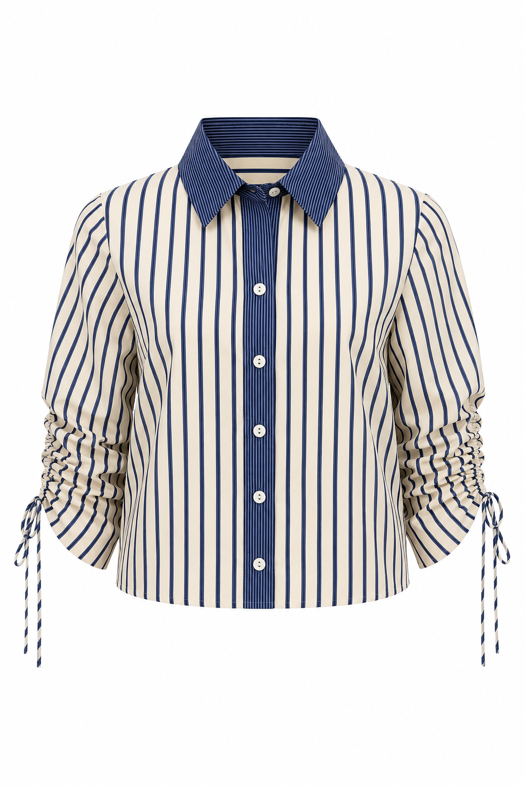 Jayelle Navy Stripe Top