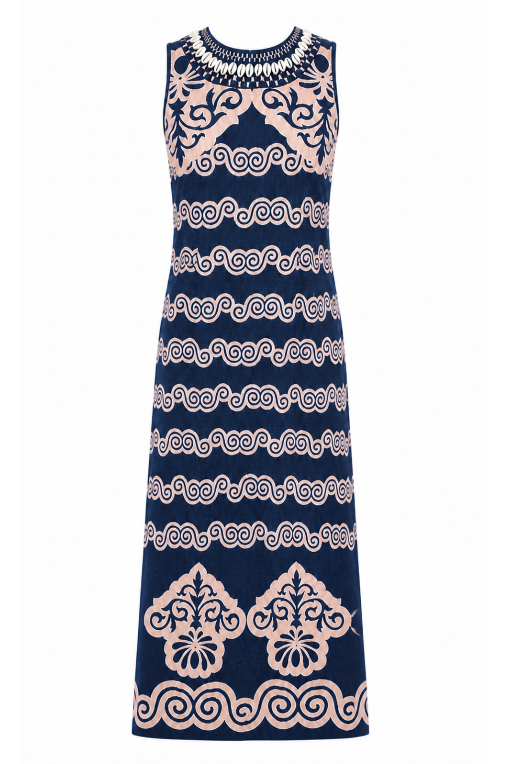 josie midi dress Josie Navy Sea Wall Midi Dress