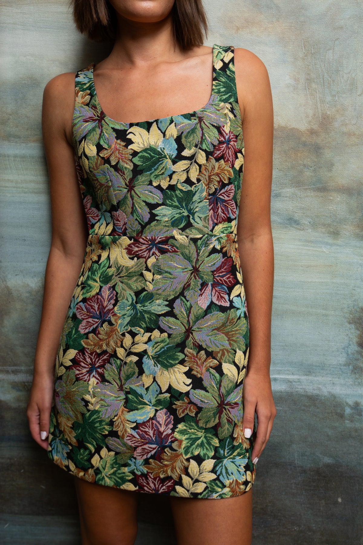 Linnie Leaf and Loom Mini Dress