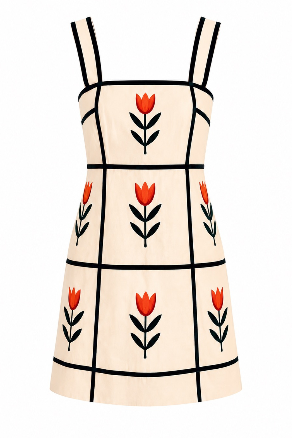 Mary Ivory Tulipa Mini Dress