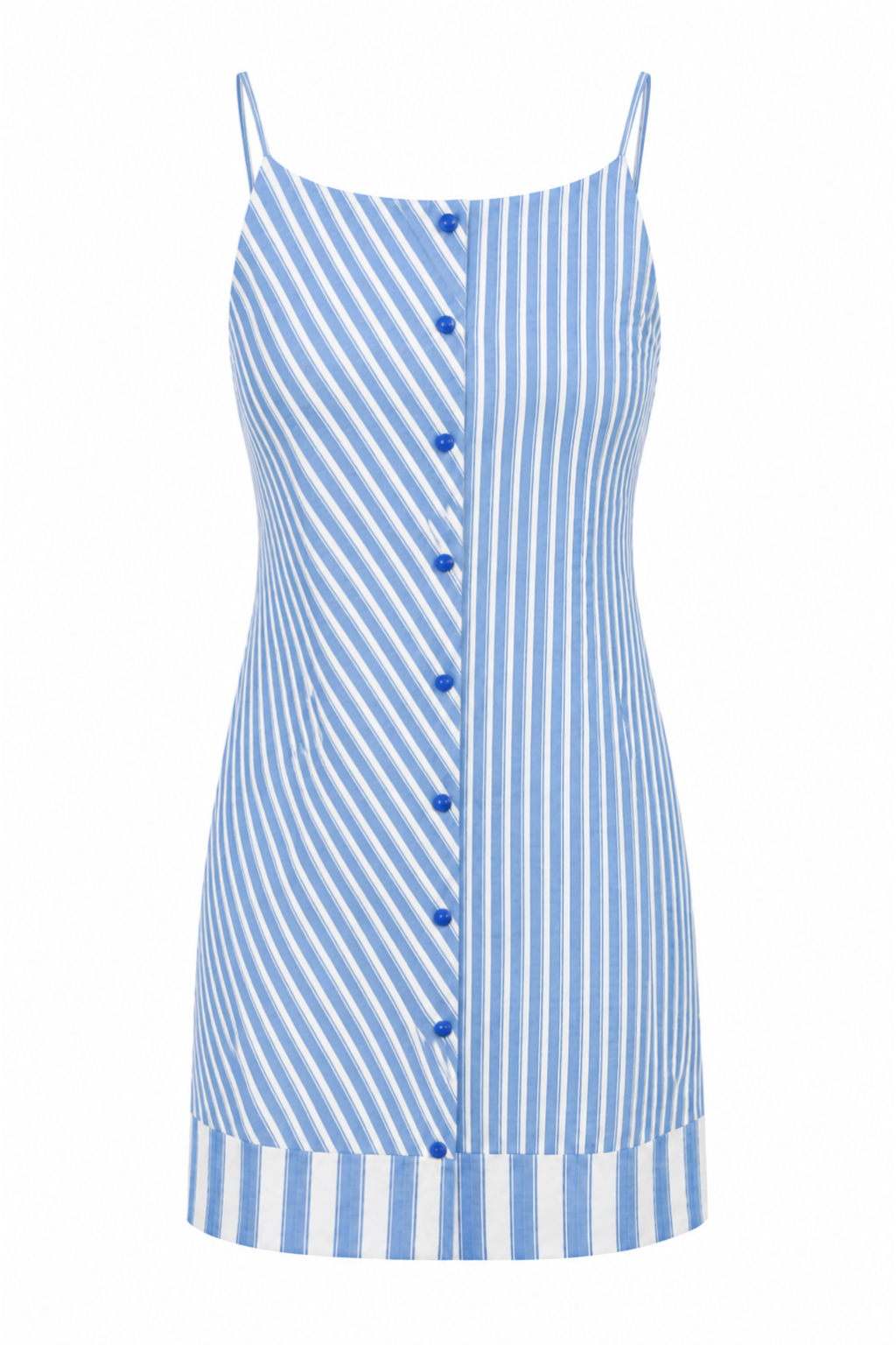 blue and white stripe mini dress Seaside Breeze Blue Striped Mini Dress