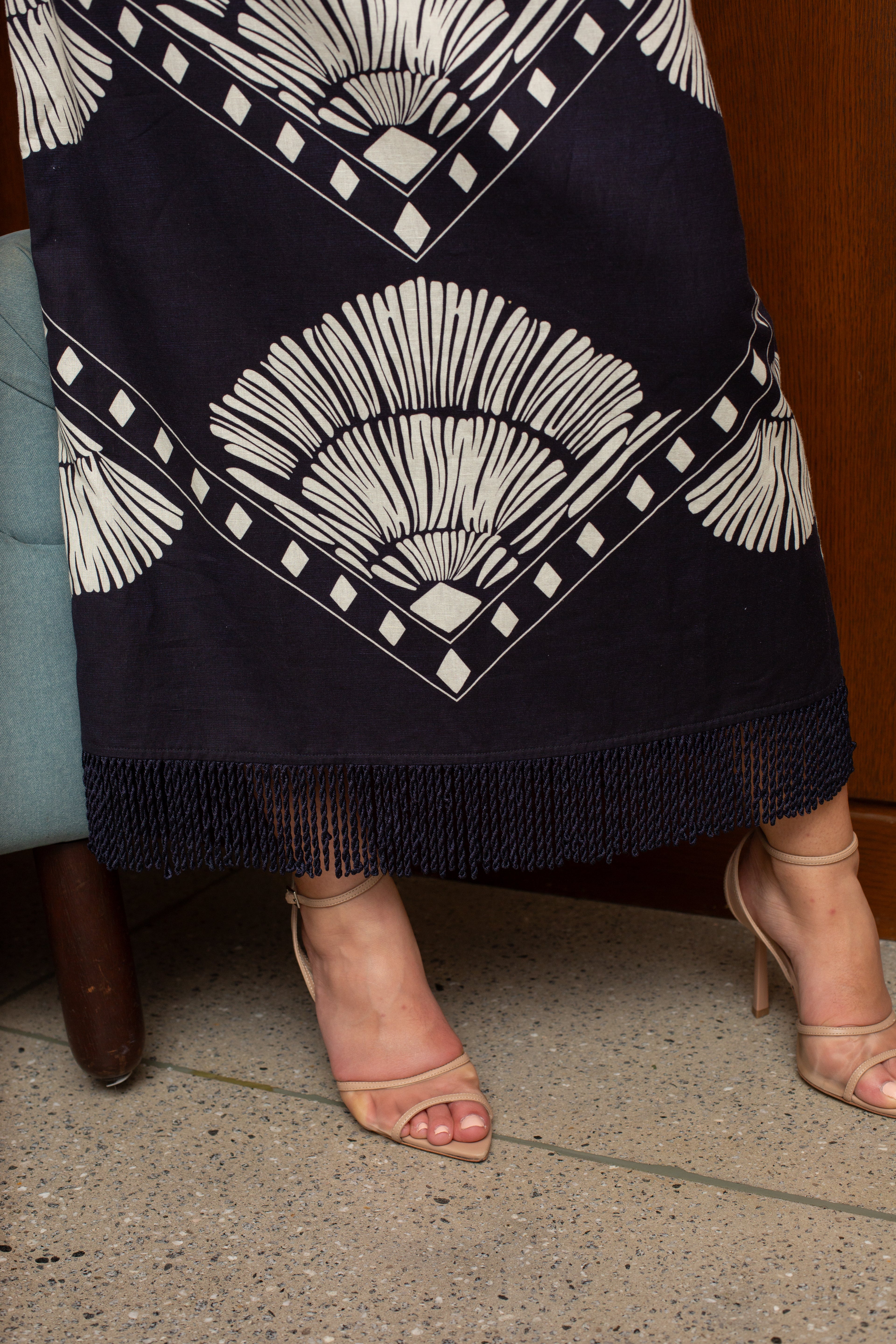 Shannon Navy Midi Dress