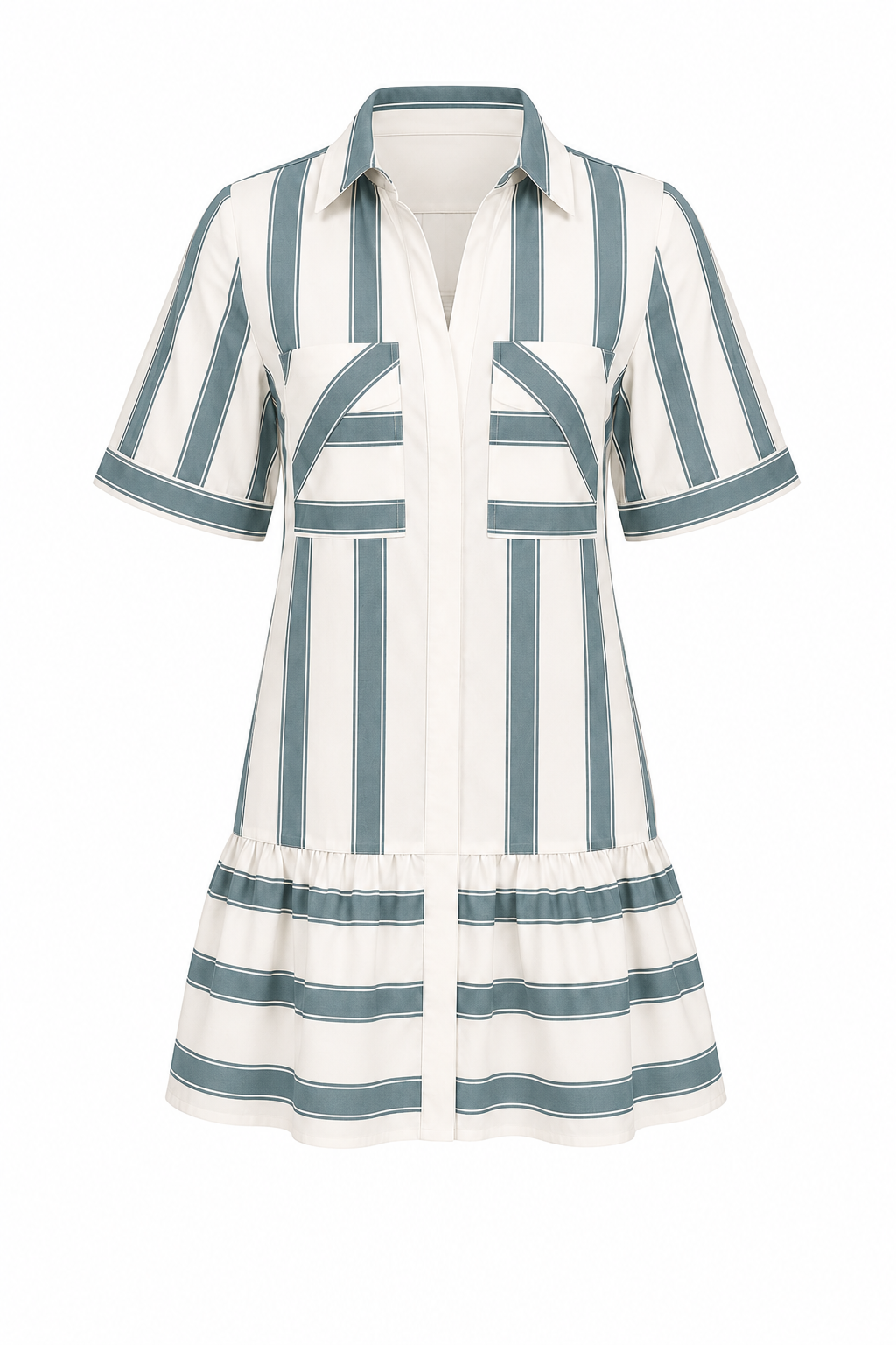 Summer Heirloom Stripe Mini Dress