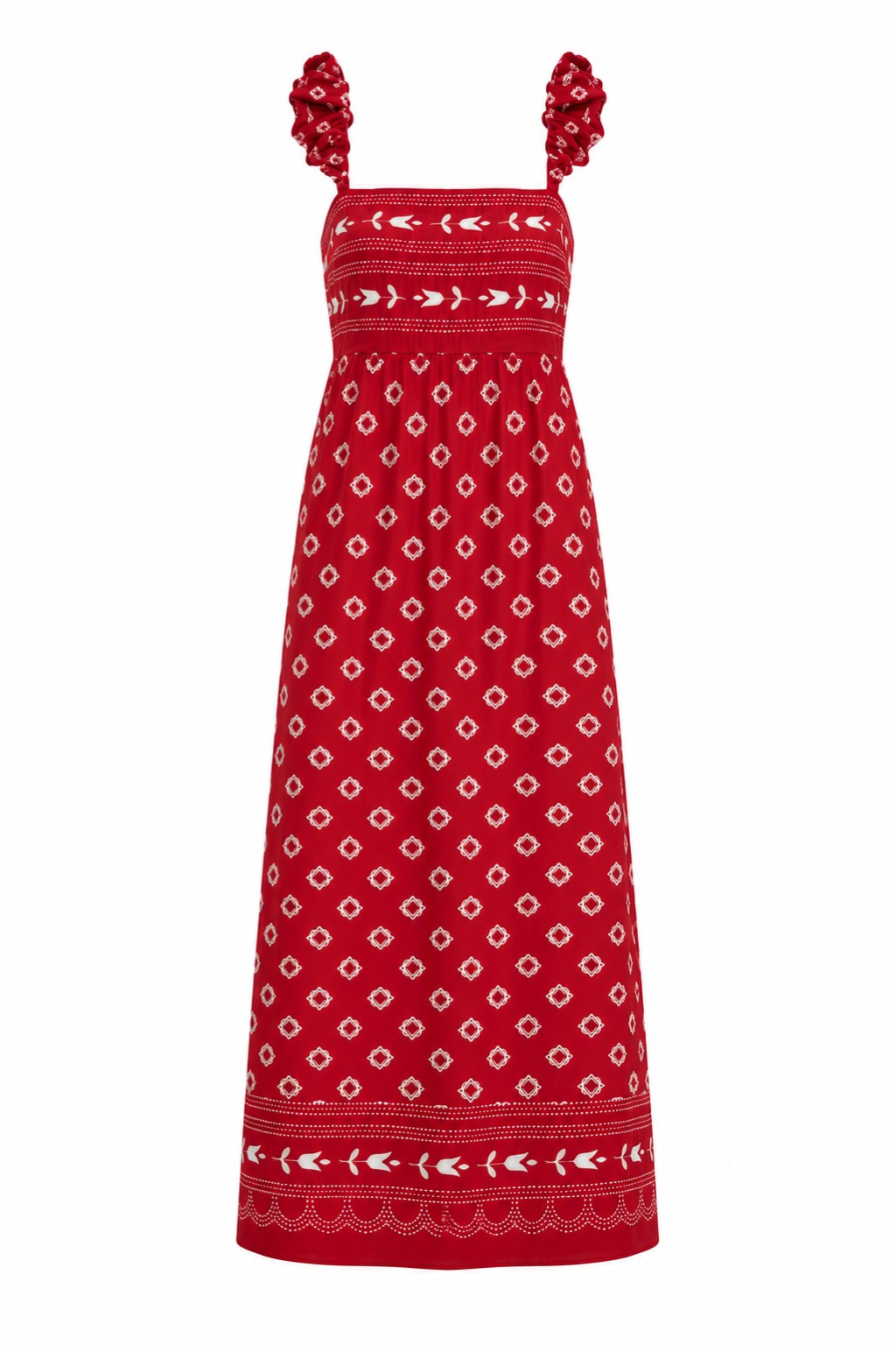 bandana dress red Sylvia Scarlet Midi And yes Size:3XLP Banana Republic Organza Maxi promo_20