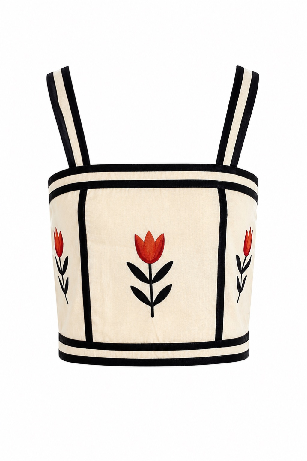 Tess Ivory Tulipa Tank