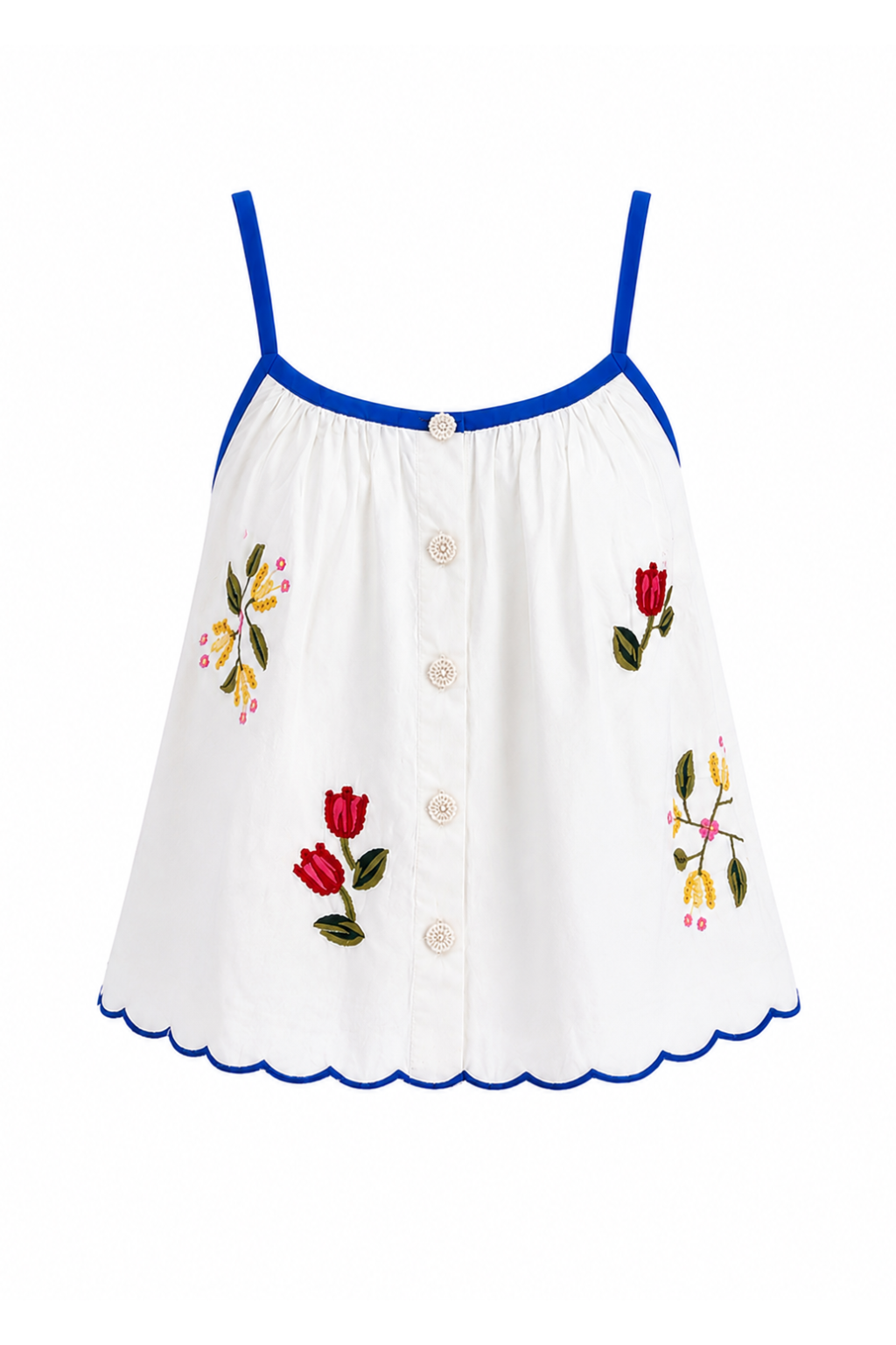 Willis Garden Embroidery Top