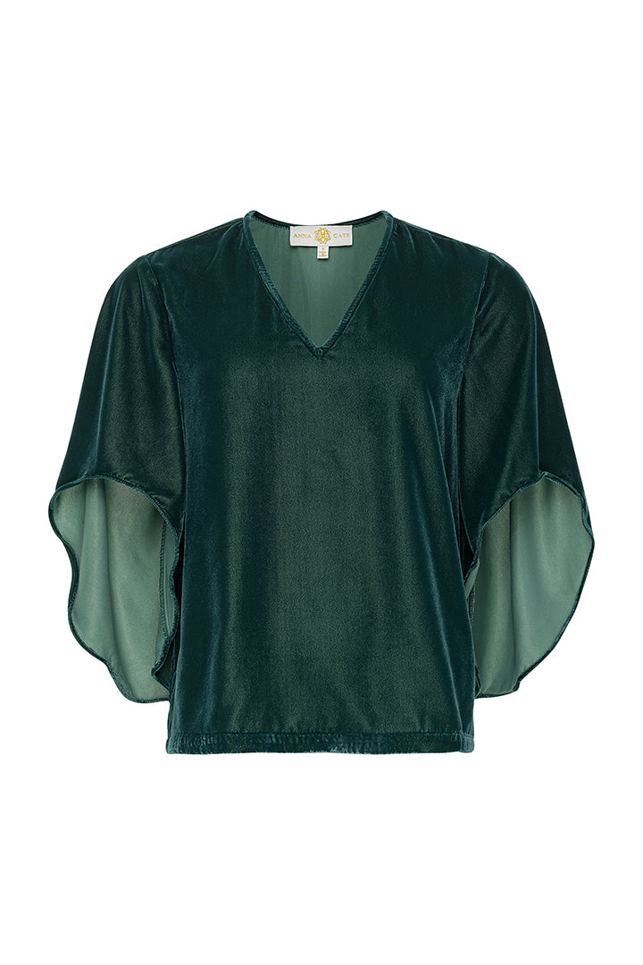 Nina Velvet Blouse