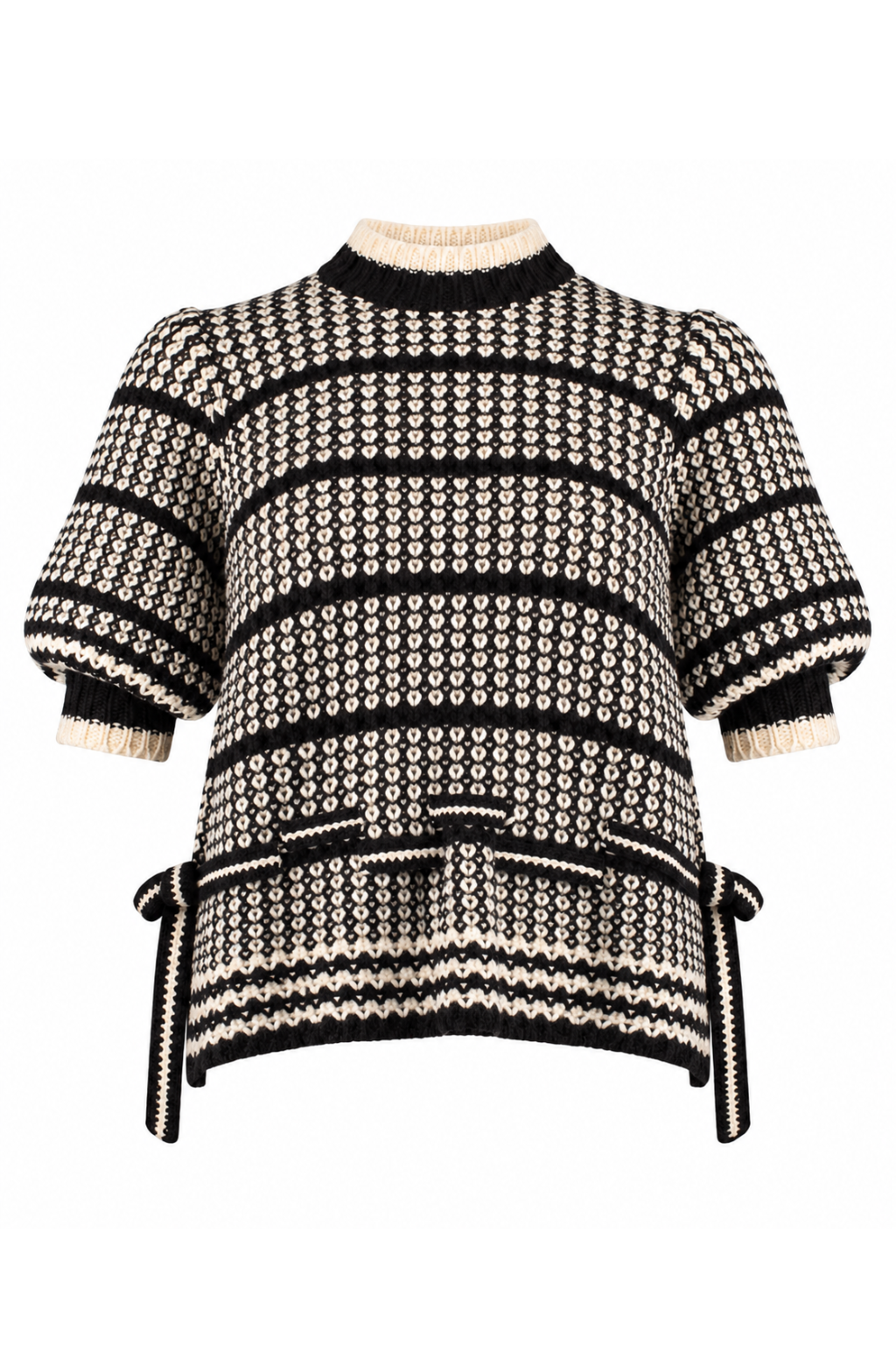 Alexa Black and White Sweater