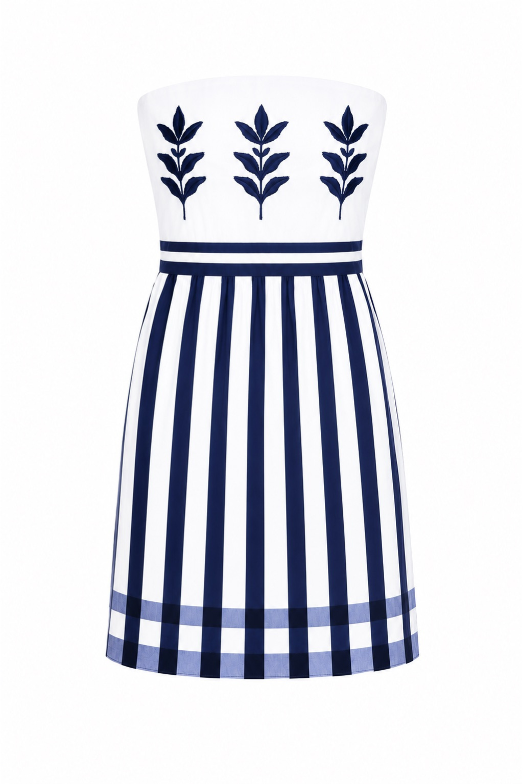 Aspen Navy Stripe Mini Dress