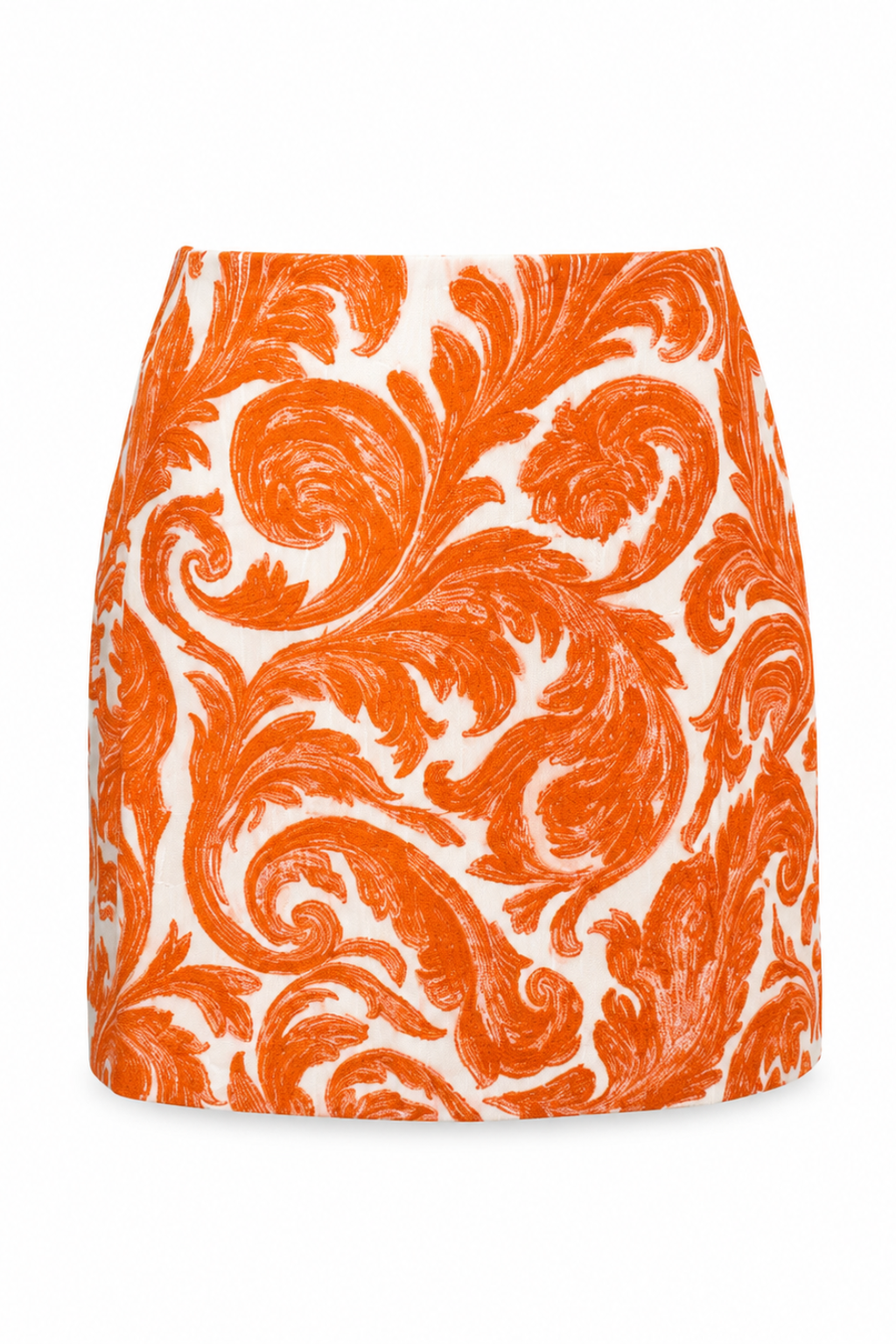 Blaire Bright Orange Mini Skirt