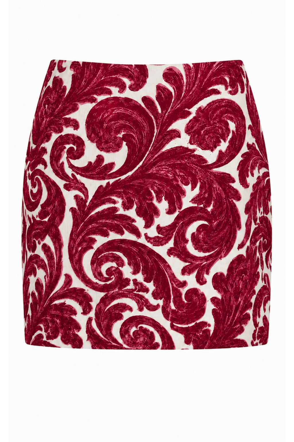 Blaire Maroon Mini Skirt