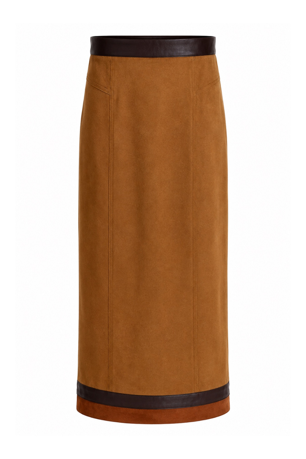 Cassie Camel Chocolate Skirt