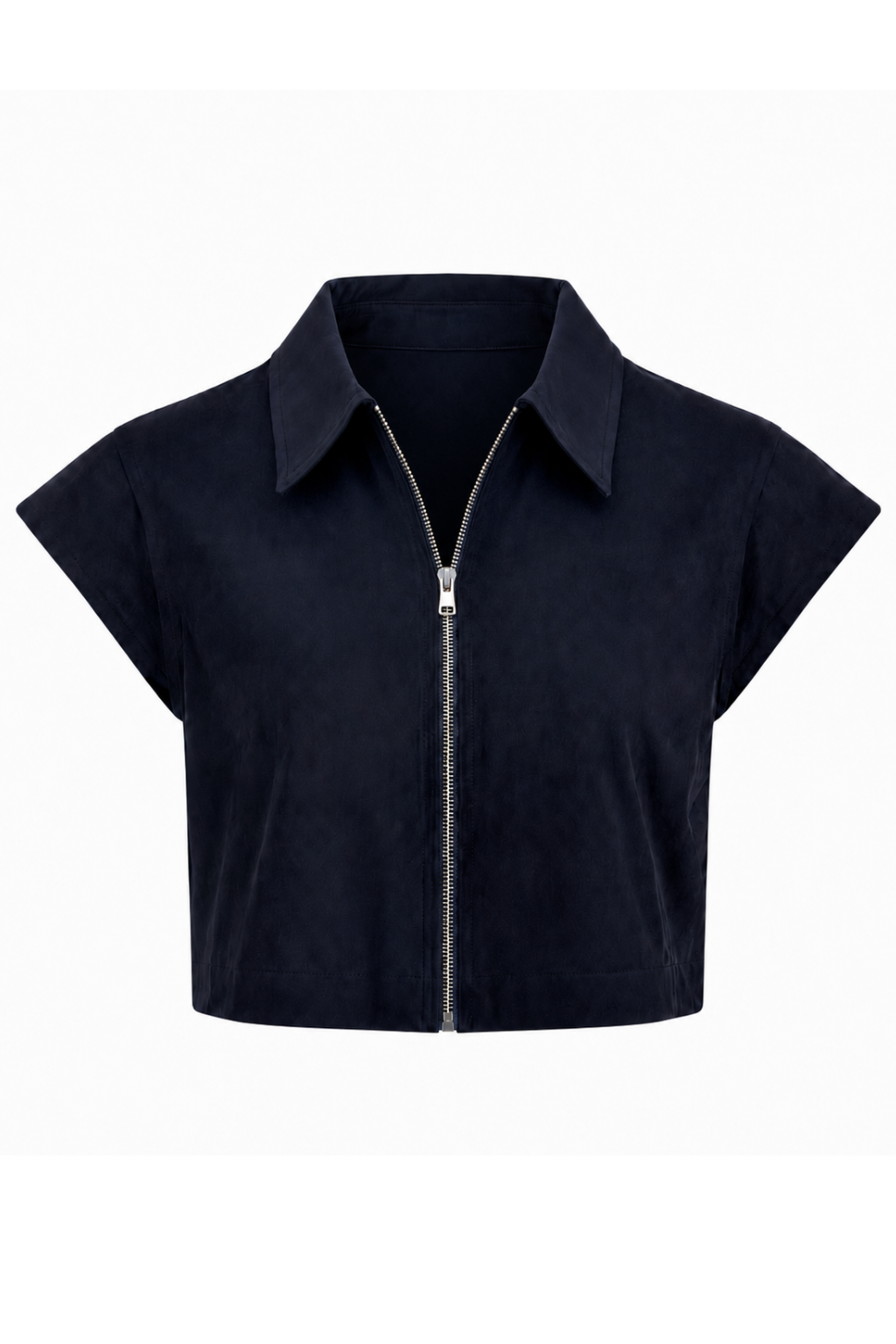 Dade Navy Suede Top