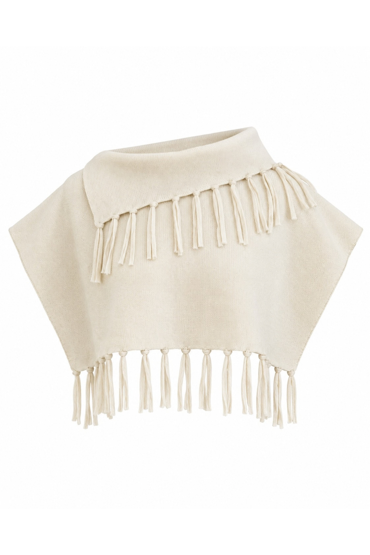 Ivory Fringe Wrap