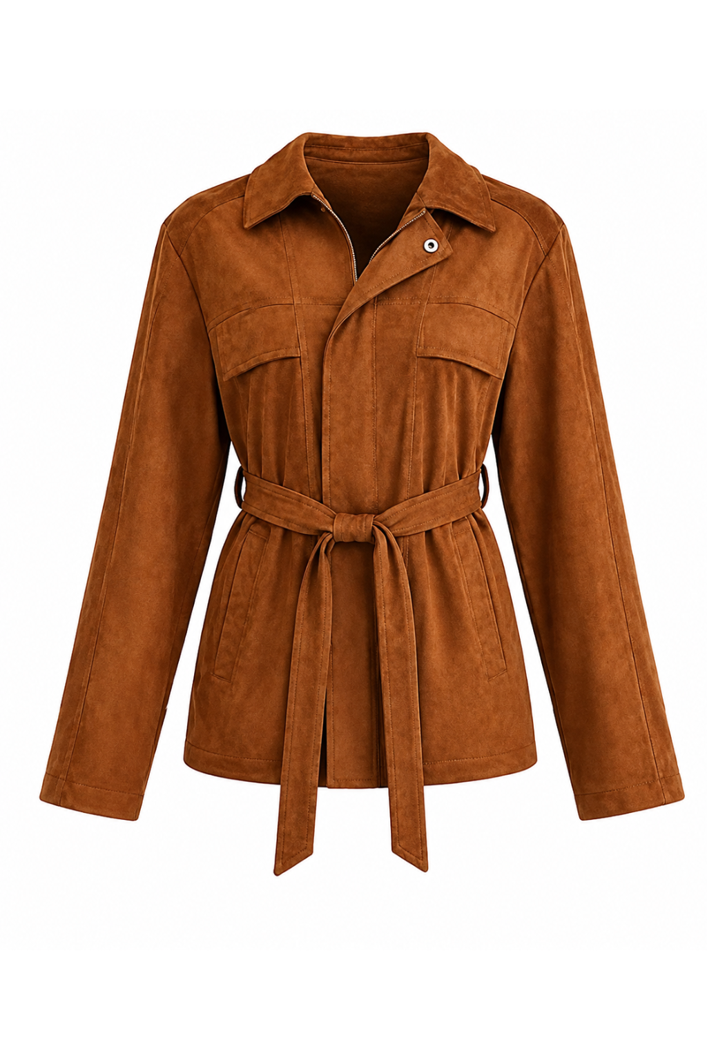 Hannah Camel Suede Jacket
