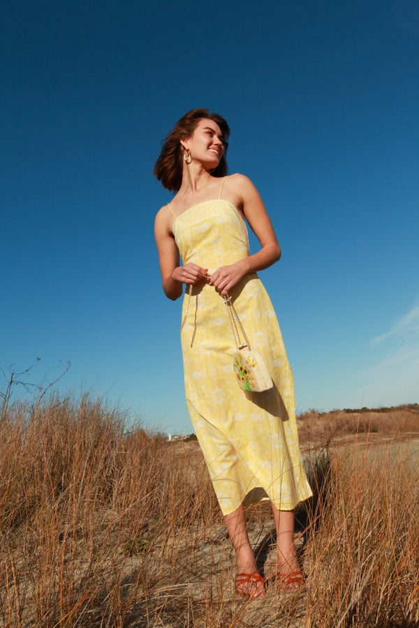 Celeste Linen Midi