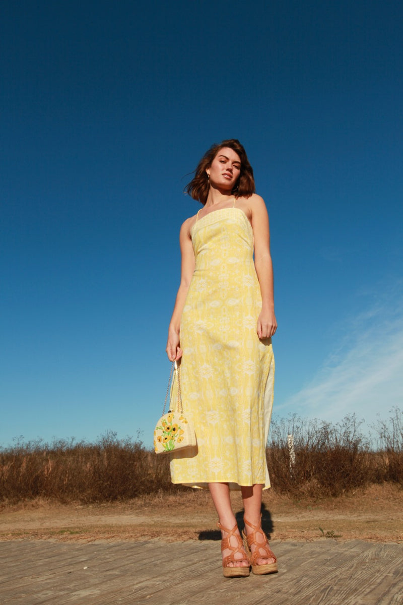 Celeste Linen Midi