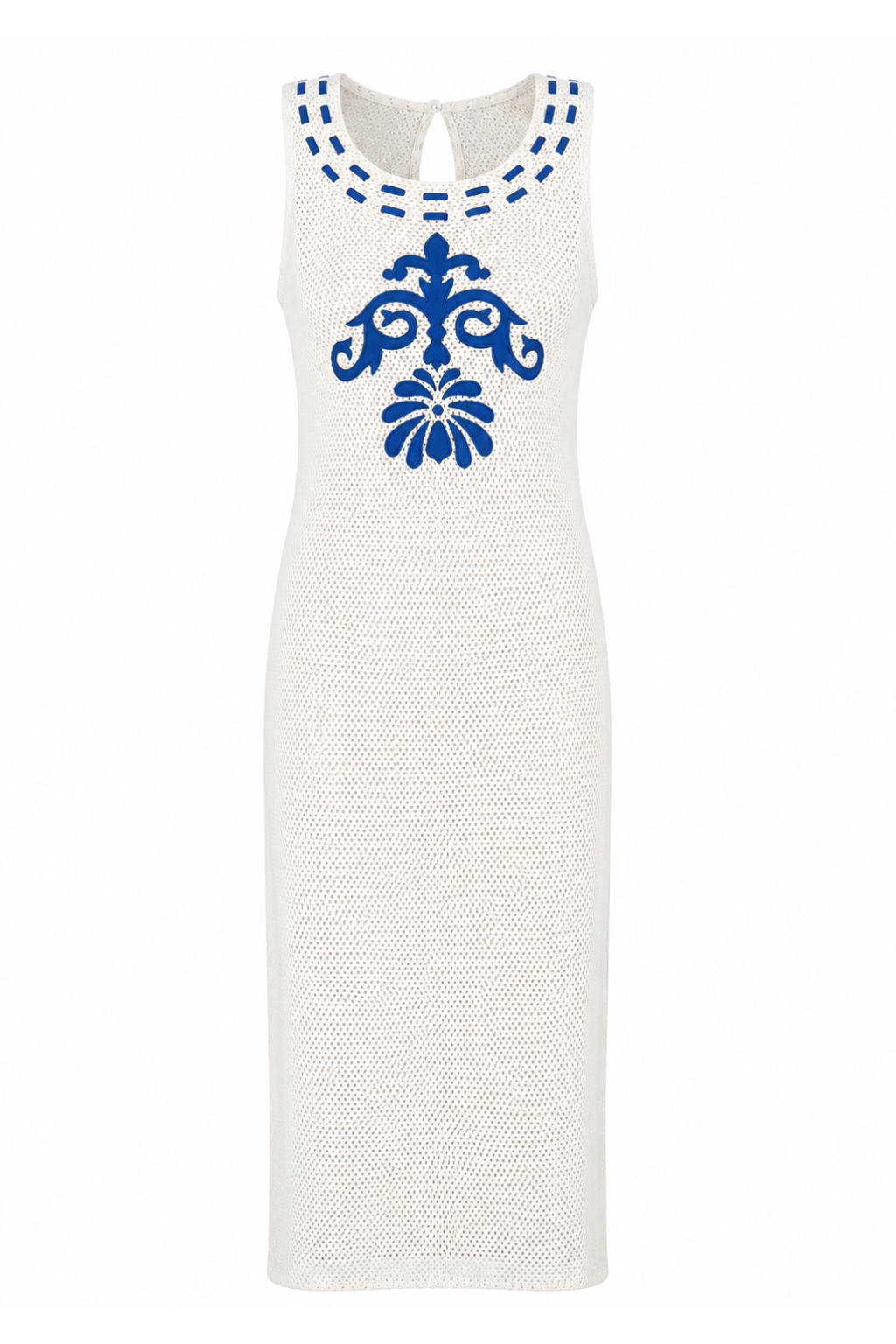 Ila Ivory Medallion Midi Dress