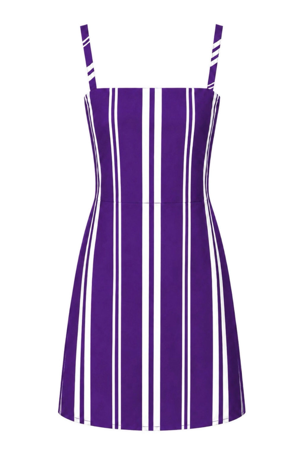 Jarden Purple Stripe Mini Dress
