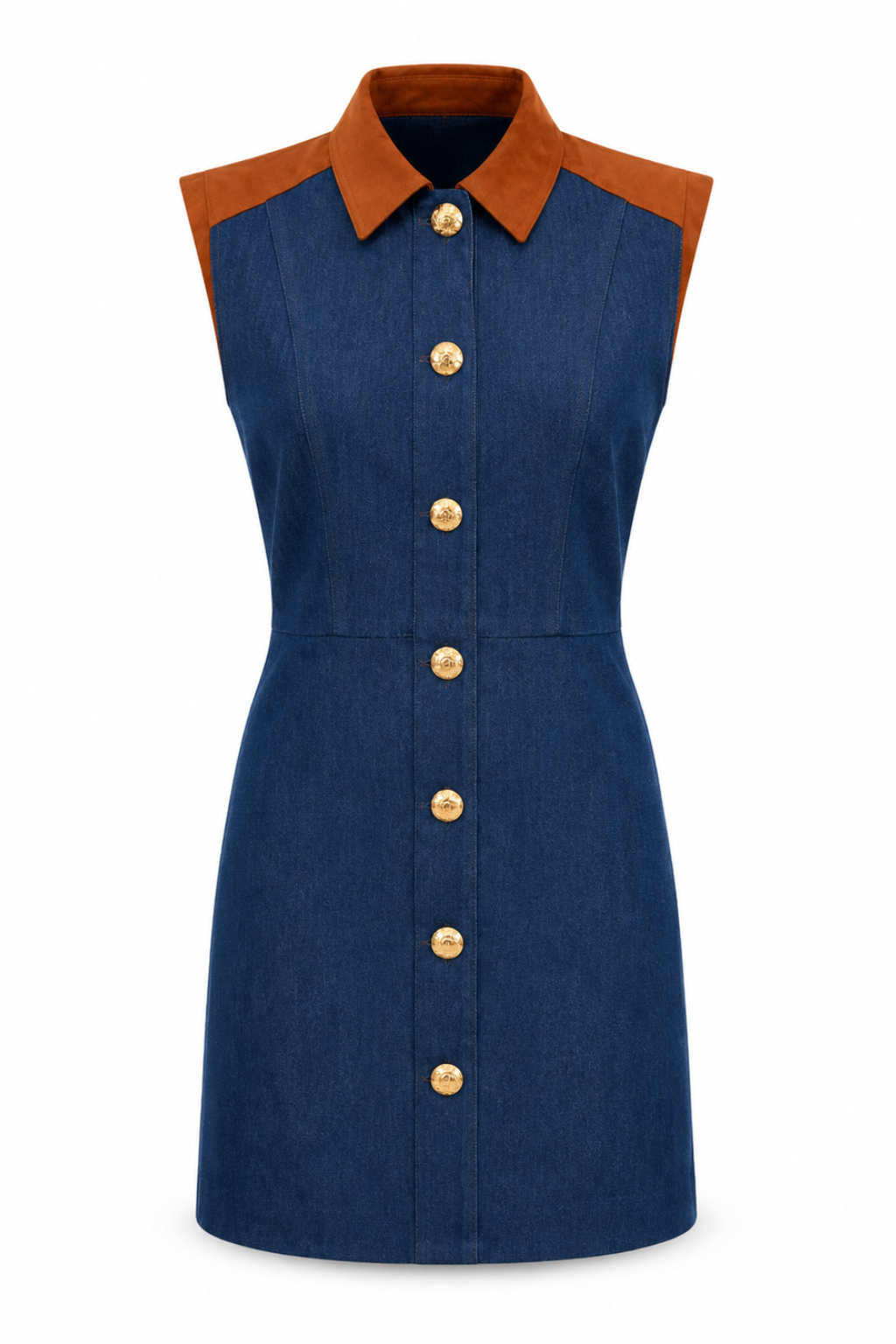 Jones Denim Mix Mini Dress