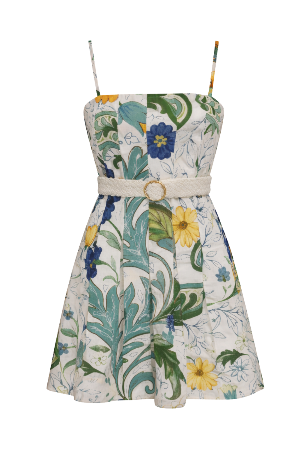 Megan Multi Floral Daisy Mini Dress