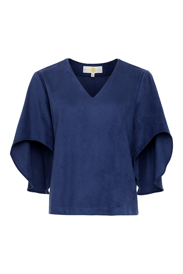 Nina Suede Blouse