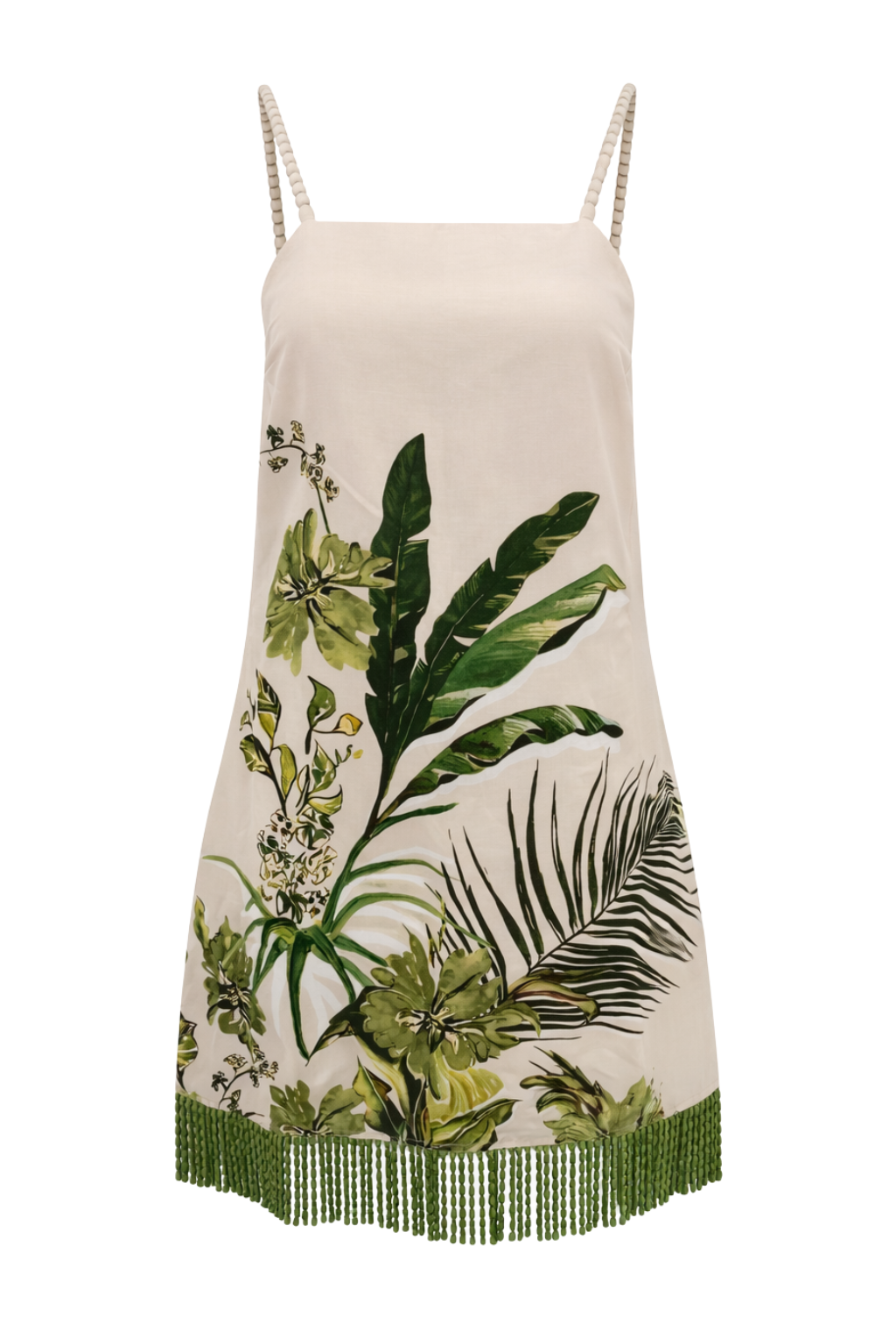 Parker Neutral Botanical Mini Dress