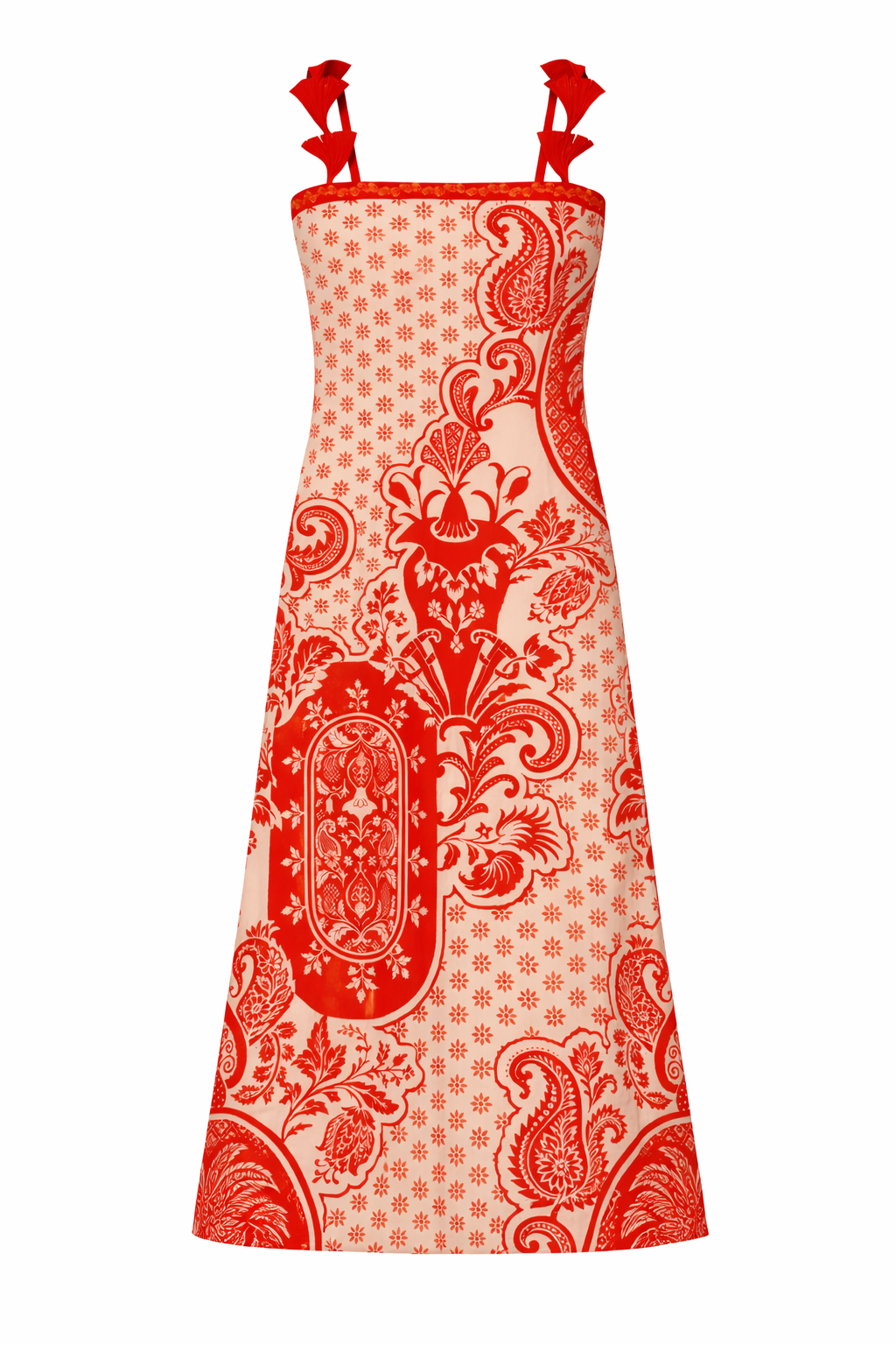 Raleigh Summer Punch Paisley Midi Dress
