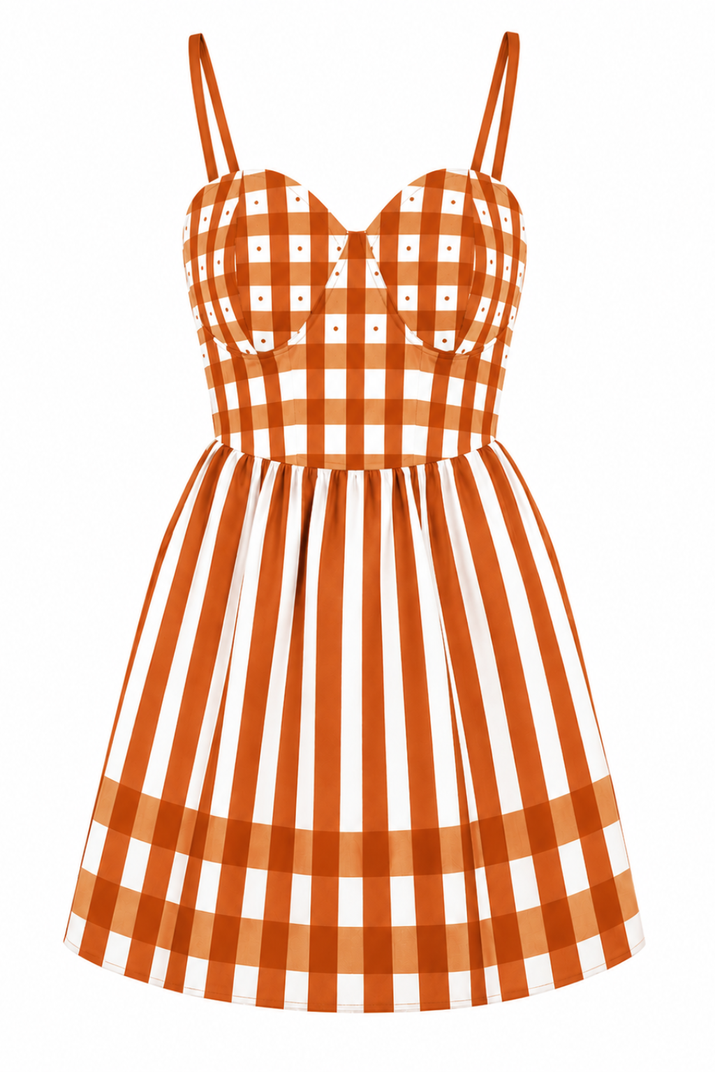 Savannah Burnt Orange Mini Dress