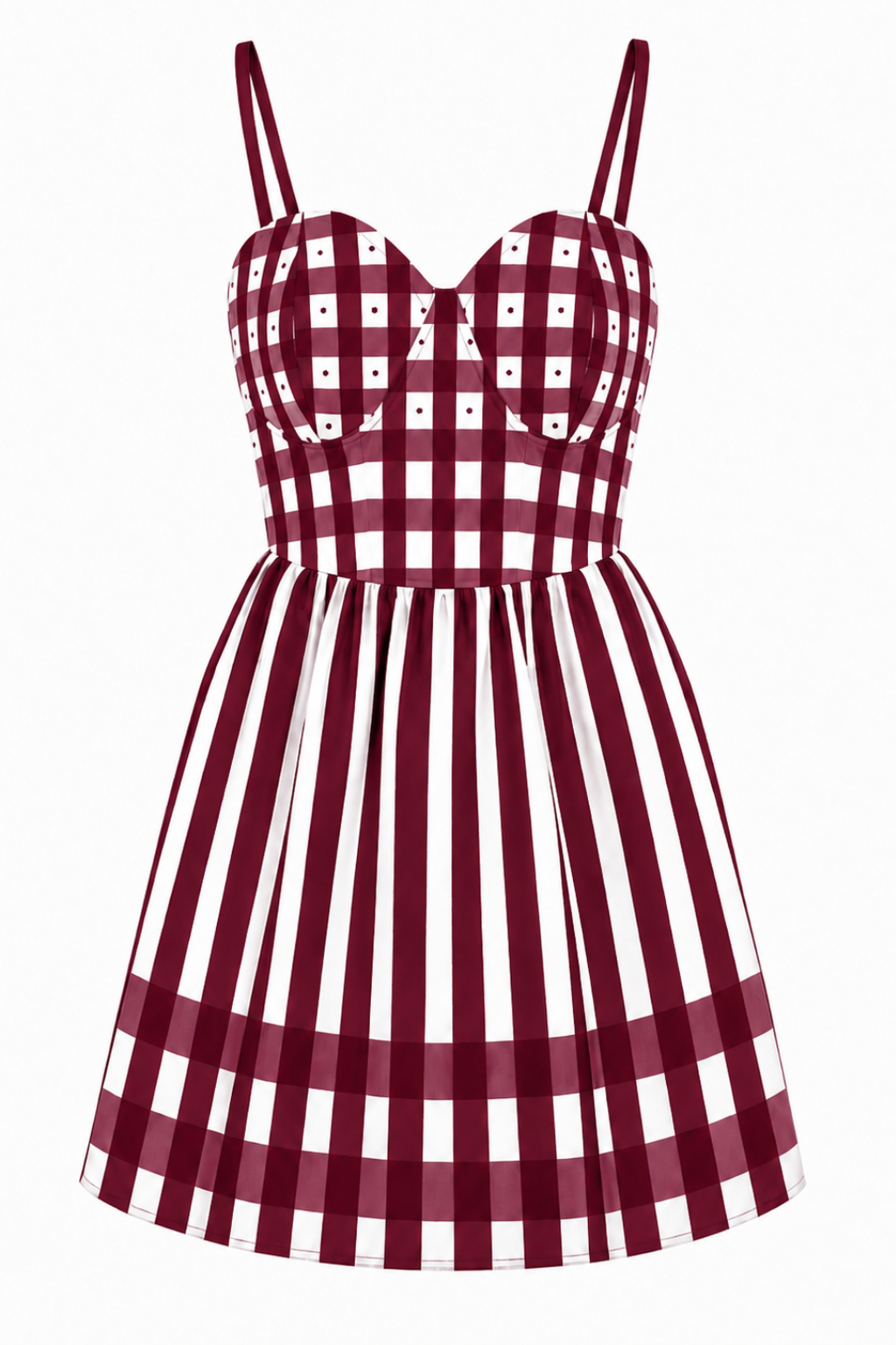 Savannah Maroon Mini Dress