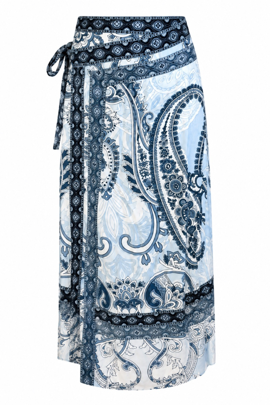 Wiley Blue Myth Wrap Skirt