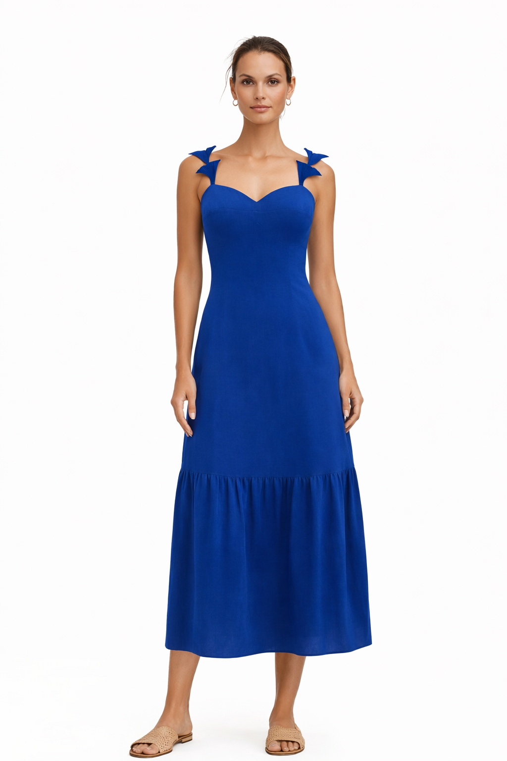 Zoe Royal Blue Midi Dress